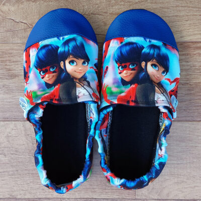 Otroški copati - Pikapolona na modri