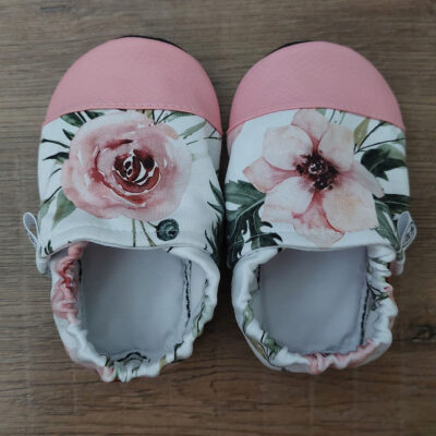 Otroški copati - Cvetlični vrt