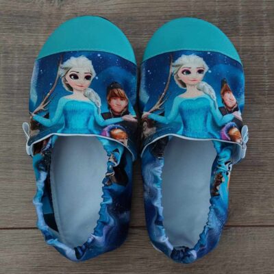 Otroški copati - Elsa na modri